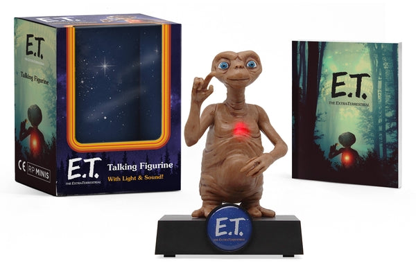 Book cover for E.T. Talking Figurine: With Light and Sound!