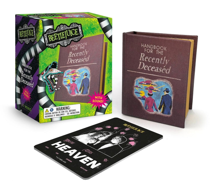 Book cover for Beetlejuice Talking Handbook for the Recently Deceased [With Battery]