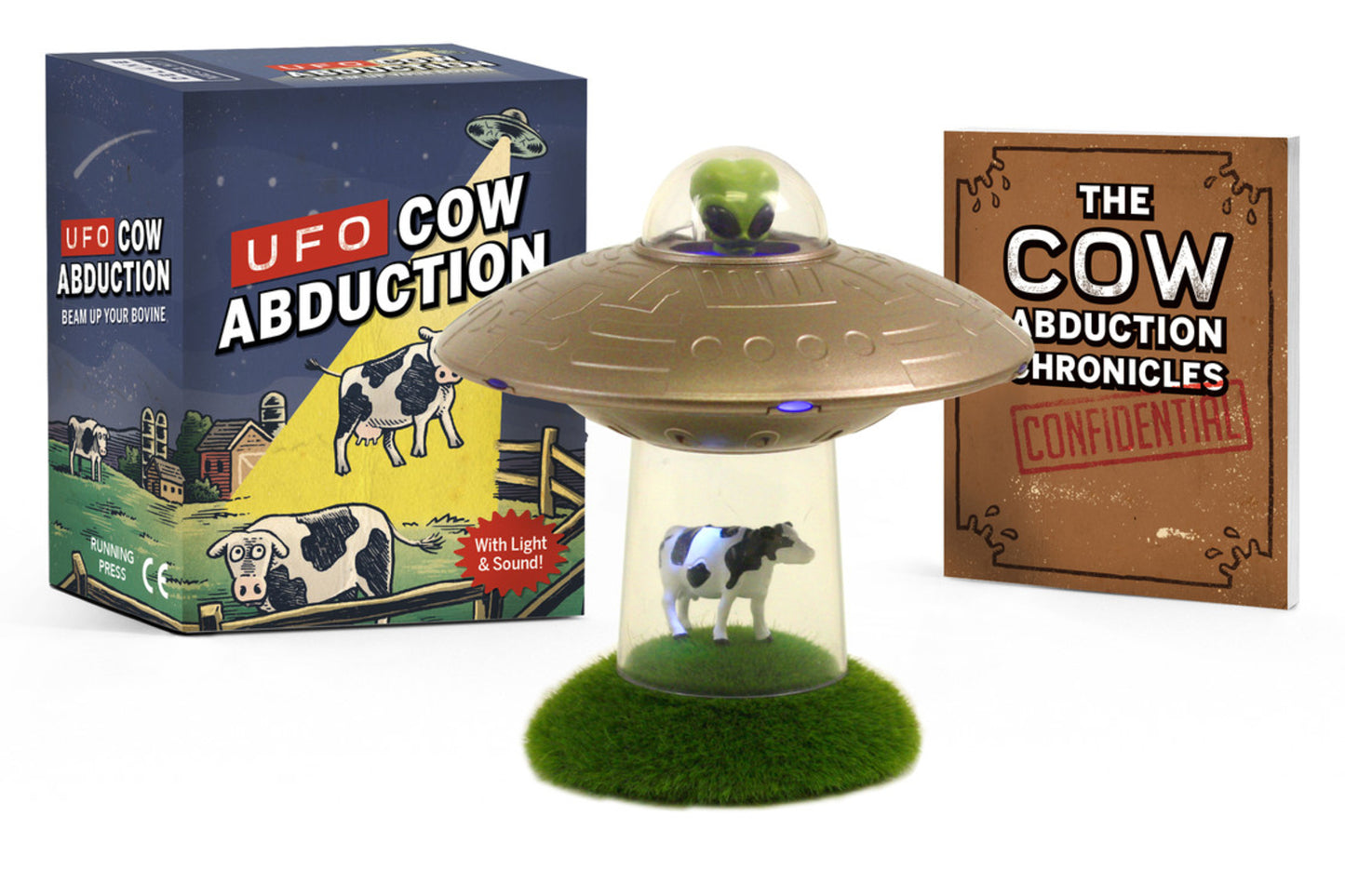 Book cover for UFO Cow Abduction: Beam Up Your Bovine (with Light and Sound!)