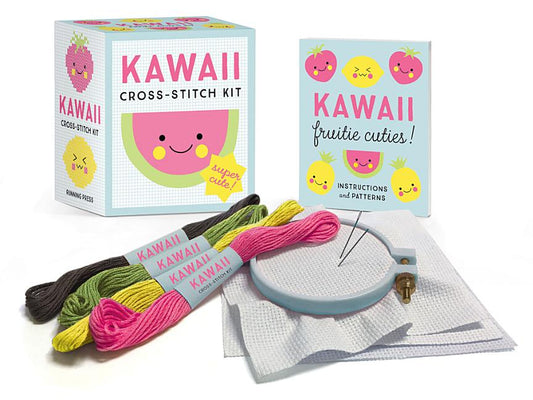 Book cover for Kawaii Cross-Stitch Kit: Super Cute!