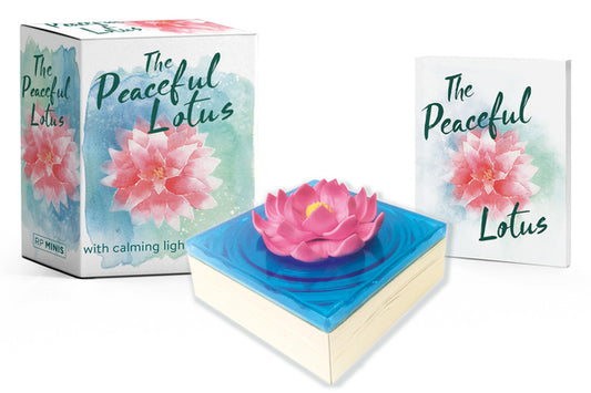 Book cover for The Peaceful Lotus: With Calming Light and Sound