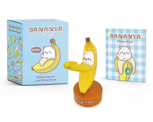 Book cover for Bananya: Talking Figurine and Sticker Book
