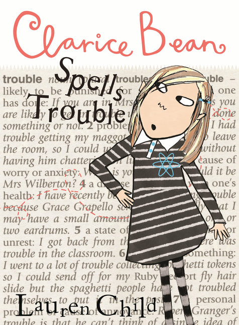 Book cover for Clarice Bean Spells Trouble