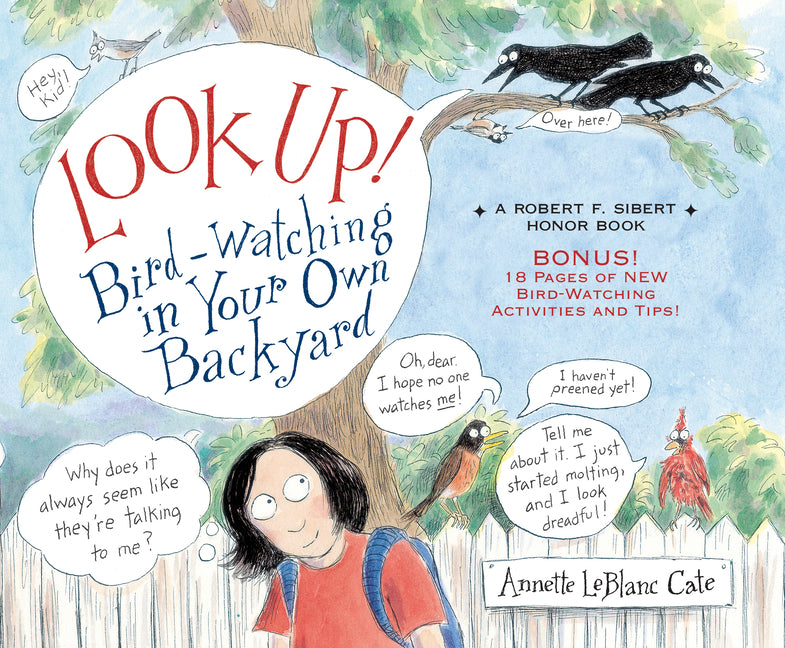 Book cover for Look Up!: Bird-Watching in Your Own Backyard
