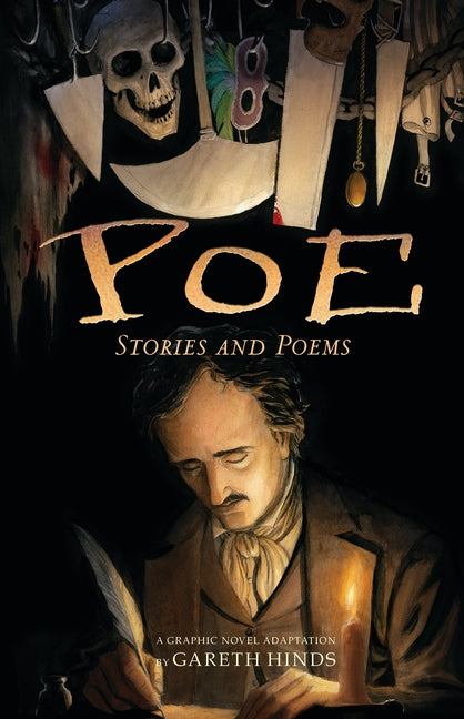 Book cover for Poe: Stories and Poems: A Graphic Novel Adaptation by Gareth Hinds