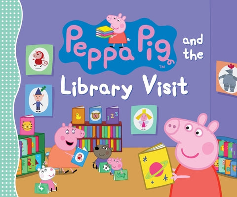 Book cover for Peppa Pig and the Library Visit