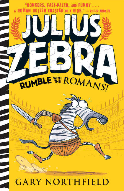 Book cover for Julius Zebra: Rumble with the Romans!