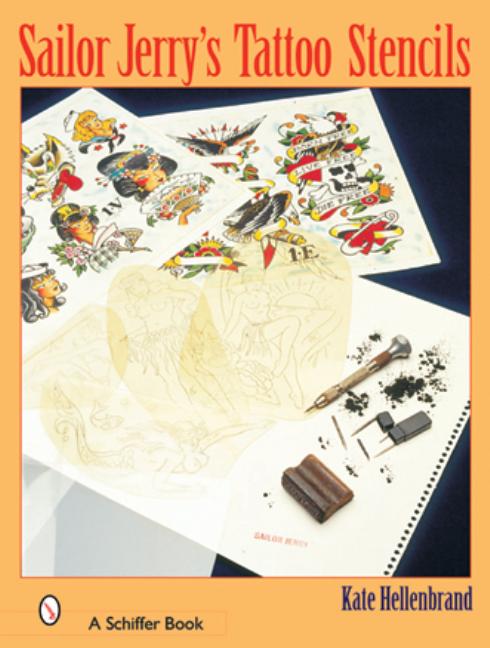 Book cover for Sailor Jerry's Tattoo Stencils