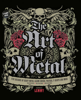 Book cover for The Art of Metal: Five Decades of Heavy Metal Album Covers, Posters, T-Shirts, and More