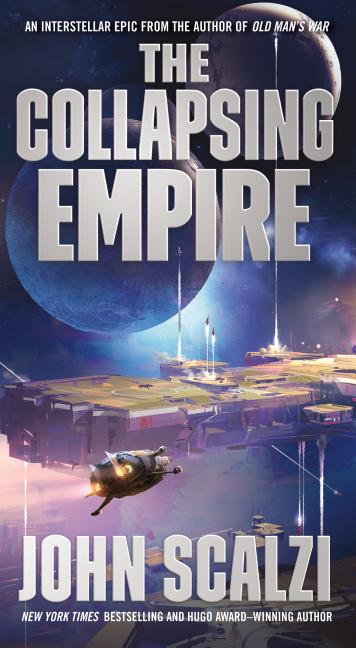 Book cover for The Collapsing Empire