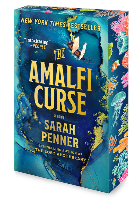 Book cover for Amalfi Curse: A Bewitching Tale of Sunken Treasure, Forbidden Love, and Ancient Magic on the Amalfi Coast (First Time Trade)