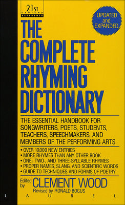 Book cover for The Complete Rhyming Dictionary