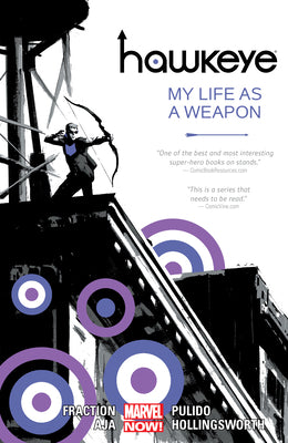 Book cover for Hawkeye Vol. 1: My Life as a Weapon