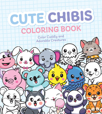 Book cover for Cute Chibis Coloring Book
