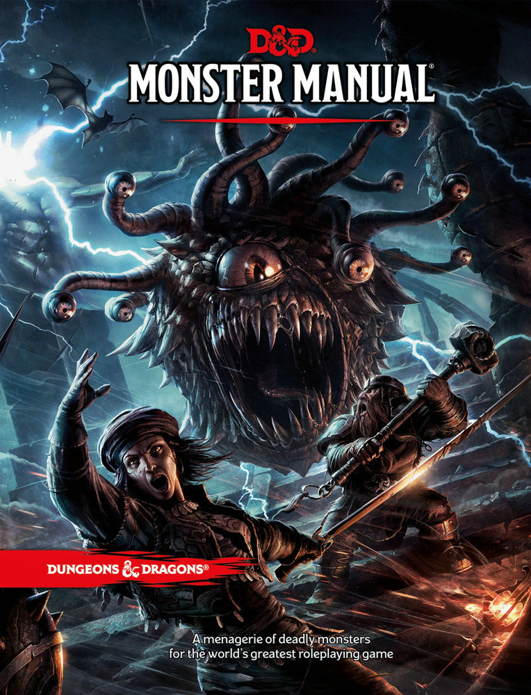 Book cover for Dungeons & Dragons Monster Manual (Core Rulebook, D&d Roleplaying Game)