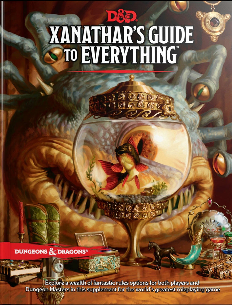 Book cover for Xanathar's Guide to Everything