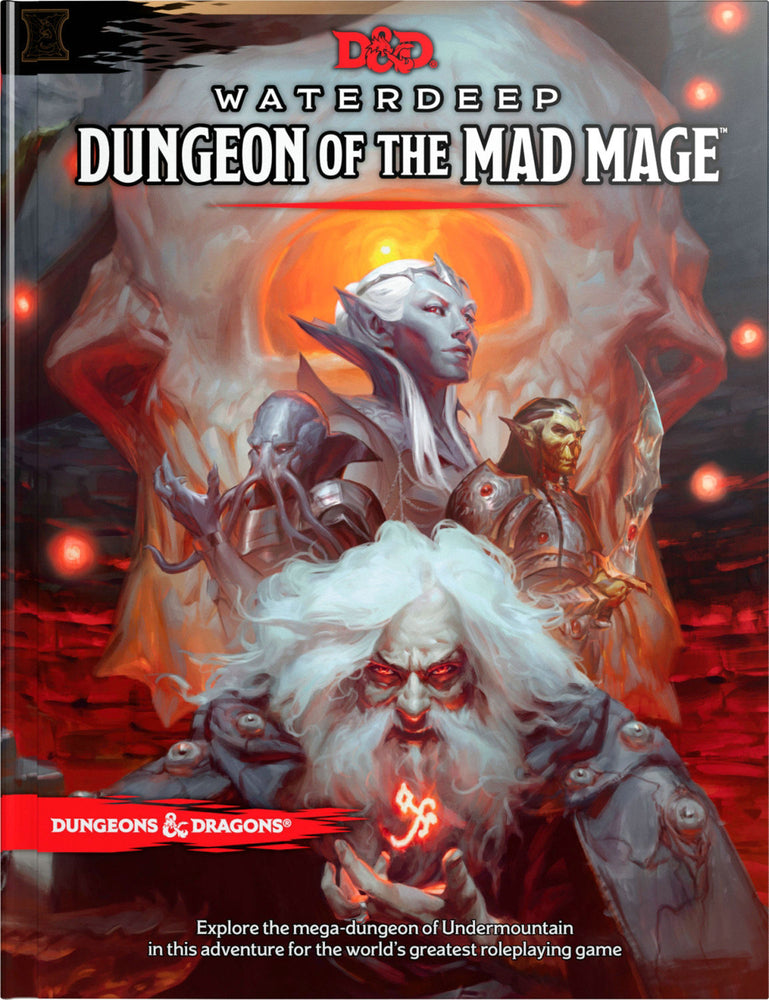 Book cover for Dungeons & Dragons Waterdeep: Dungeon of the Mad Mage (Adventure Book, D&d Roleplaying Game)