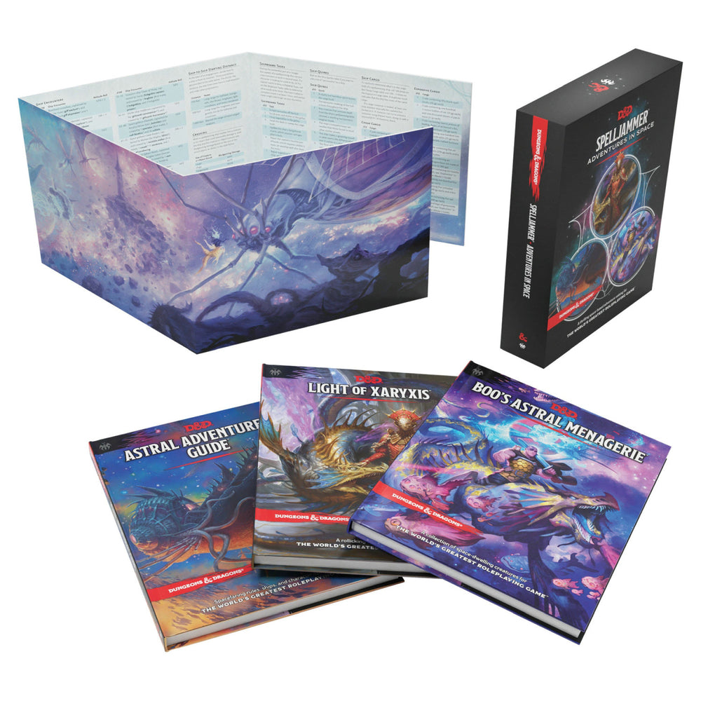 Book cover for Spelljammer: Adventures in Space (D&d Campaign Collection - Adventure, Setting, Monster Book, Map, and DM Screen)