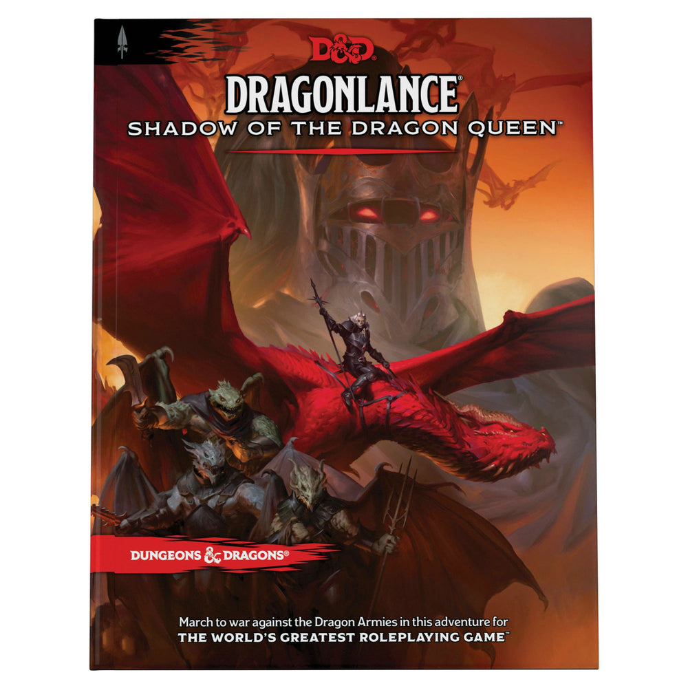 Book cover for Dragonlance: Shadow of the Dragon Queen (Dungeons & Dragons Adventure Book)
