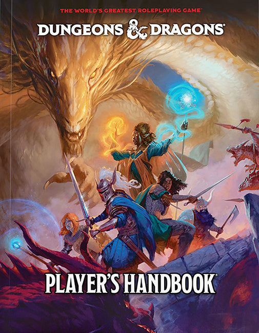 Book cover for Dungeons & Dragons Rpg: Players Handbook Hard Cover (2024)