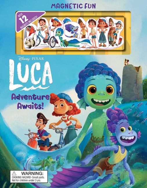 Book cover for Disney Pixar: Luca: Adventure Awaits!