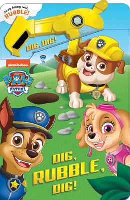 Book cover for Paw Patrol: Dig, Rubble, Dig!: An Action Tool Book