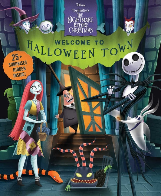 Book cover for Disney Tim Burton's the Nightmare Before Christmas: Welcome to Halloween Town!