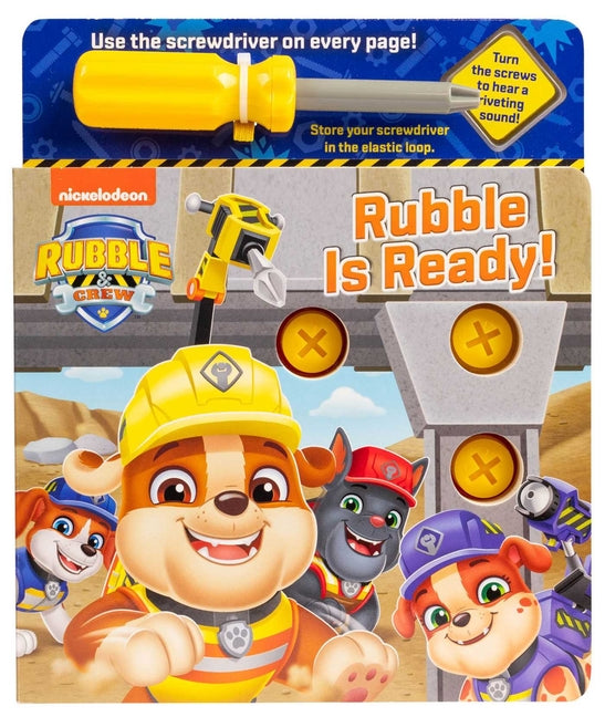 Book cover for Rubble & Crew: Rubble Is Ready!