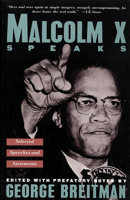 Book cover for Malcolm X Speaks: Selected Speeches and Statements