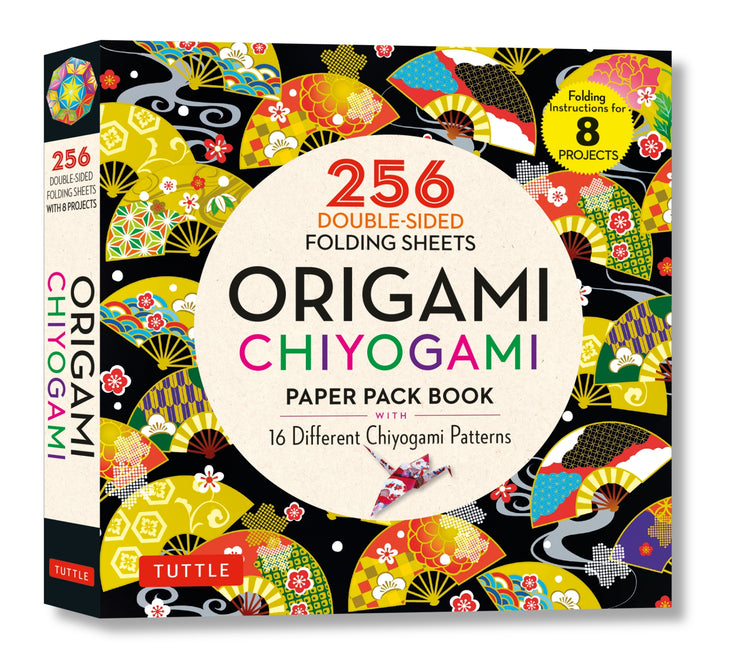 Book cover for Origami Chiyogami Paper Pack Book: 256 Double-Sided Folding Sheets (Includes Instructions for 8 Models)