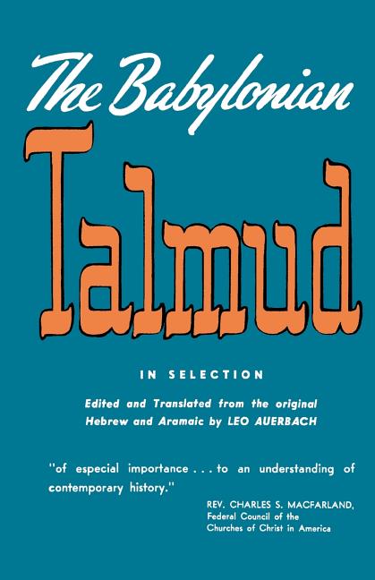 Book cover for Babylonian Talmud