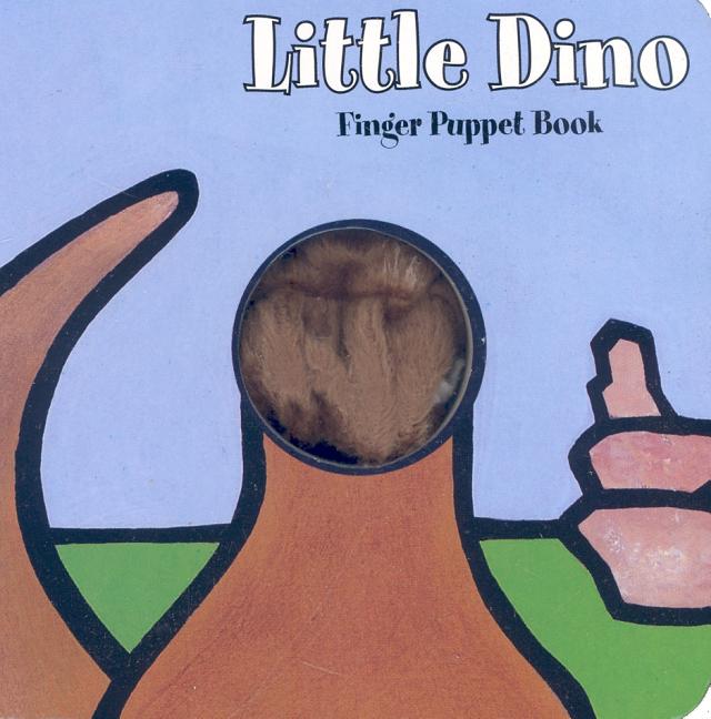 Book cover for Little Dino: Finger Puppet Book: (Puppet Book for Baby, Little Dinosaur Board Book) [With Finger Puppet]