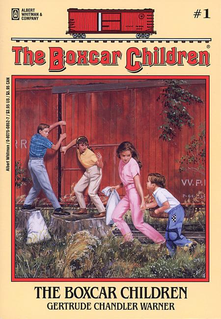 Book cover for The Boxcar Children