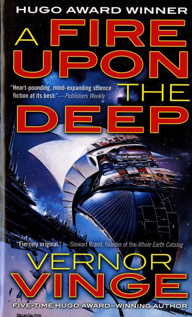 Book cover for A Fire Upon the Deep