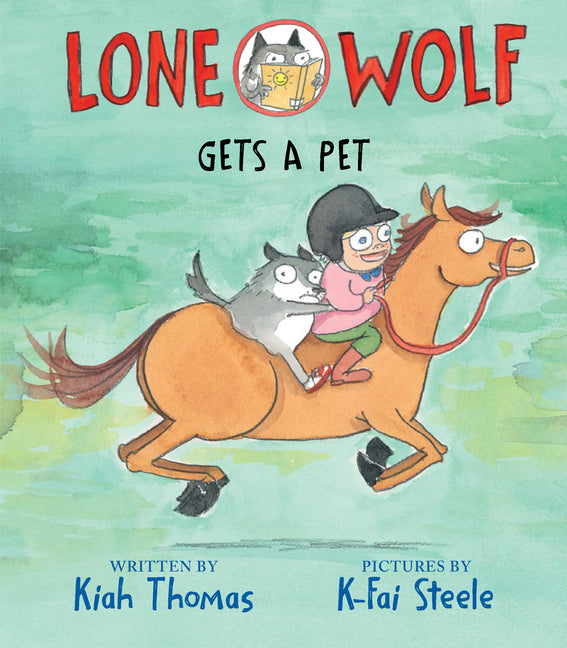 Book cover for Lone Wolf Gets a Pet
