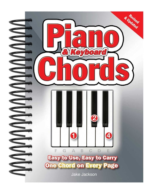 Book cover for Piano & Keyboard Chords: Easy-To-Use, Easy-To-Carry, One Chord on Every Page (Revised)