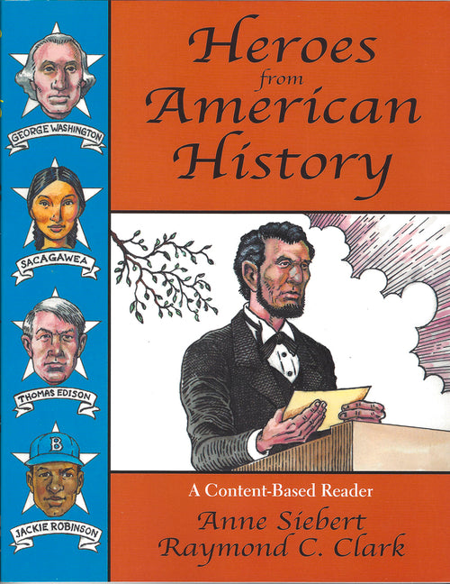 Book cover for Heroes from American History: A Content-Based Reader
