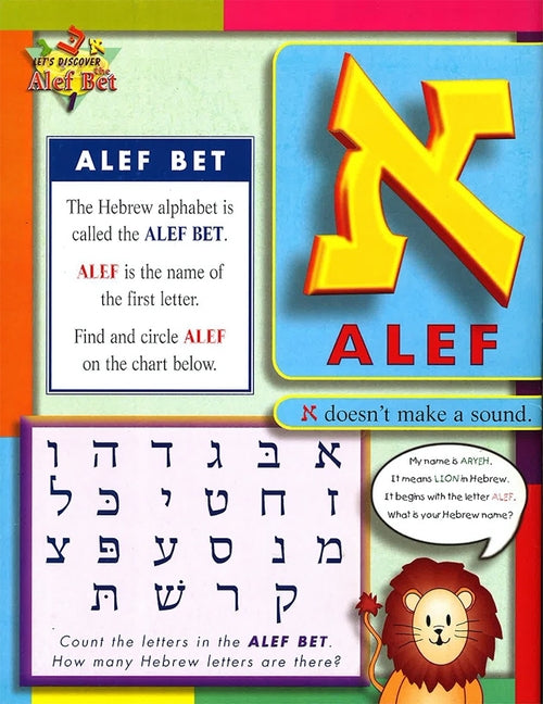Book cover for Let's Discover the ALEF Bet
