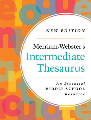 Book cover for Merriam-Webster's Intermediate Thesaurus
