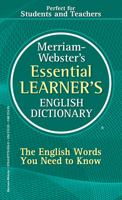 Book cover for Merriam-Webster's Essential Learner's English Dictionary