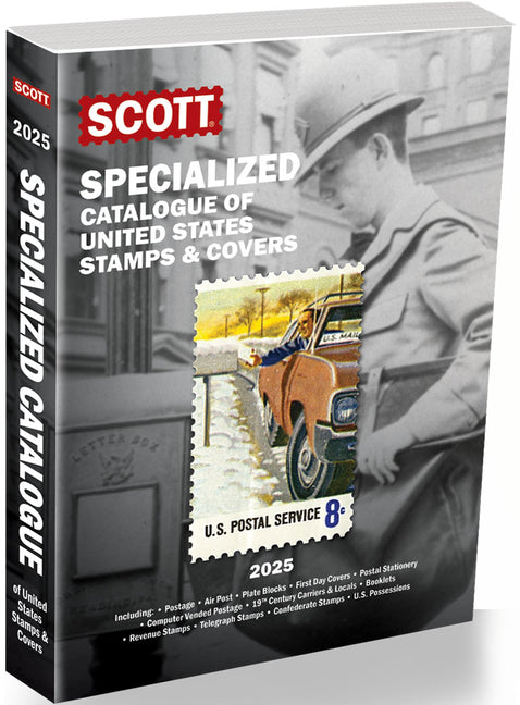 Book cover for 2025 Scott Us Specialized Catalogue of the United States Stamps & Covers: Scott Specialized Catalogue of United States Stamps & Covers