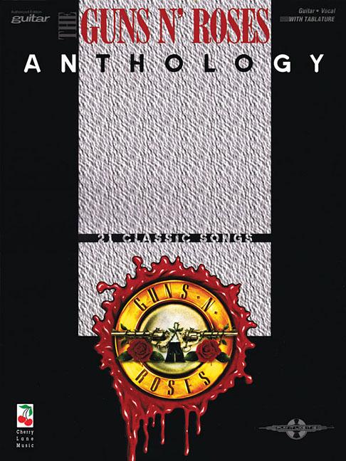Book cover for Guns N' Roses Anthology Play It Like It Is Guitar Tablature Songbook with 21 Classic Hard Rock Songs Accurate Sheet Music for Electric Guitar Features