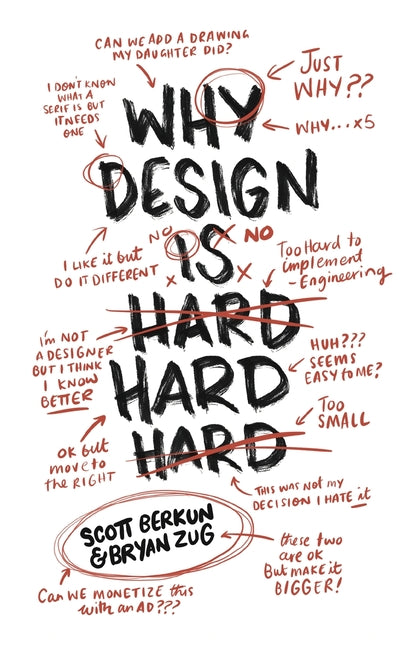 Book cover for Why Design Is Hard