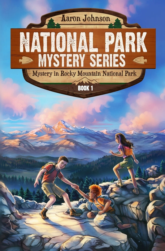 Book cover for Mystery in Rocky Mountain National Park: A Mystery Adventure in the National Parks