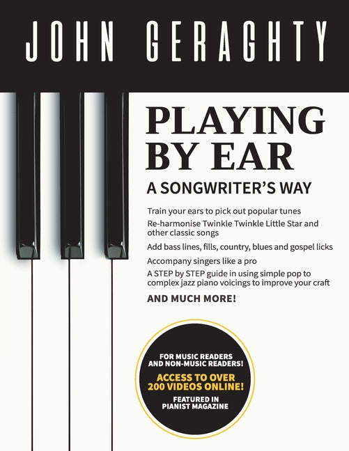 Book cover for Playing By Ear: A Songwriter's Way
