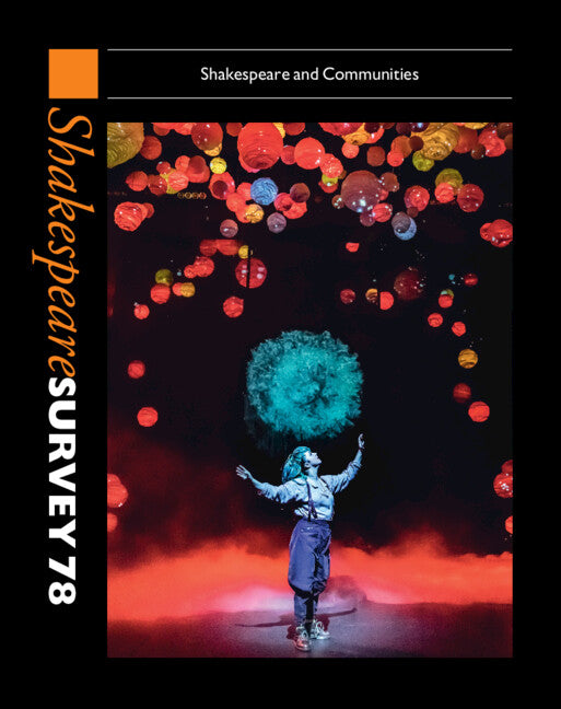 Book cover for Shakespeare Survey 78: Shakespeare and Communities