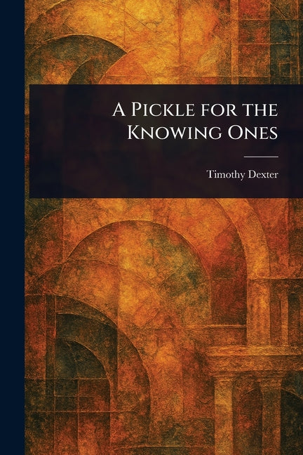 Book cover for Pickle for the Knowing Ones