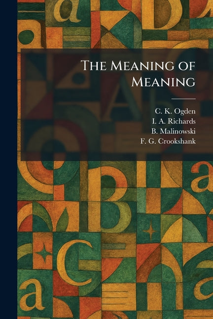 Book cover for Meaning of Meaning