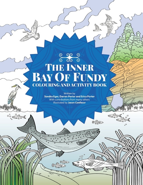 Book cover for Inner Bay of Fundy Colouring & Activity Book: Volume 1