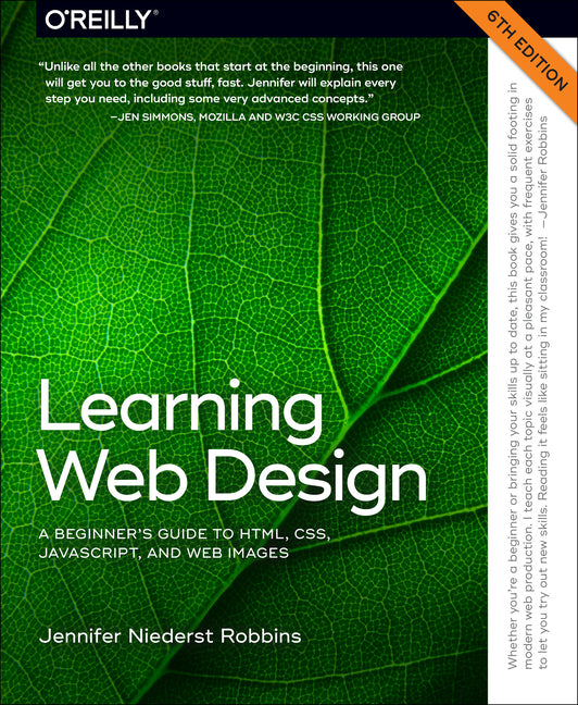 Book cover for Learning Web Design: A Beginner's Guide to Html, Css, Javascript, and Web Images